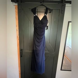 Betsey & Adam Sparkly Blue Dress size 6